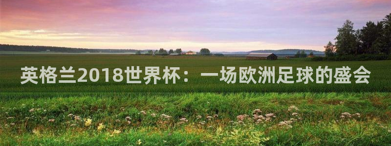 2026世界杯亚洲区预选赛赛程：英格兰2018世界杯：一场欧洲足球的盛会