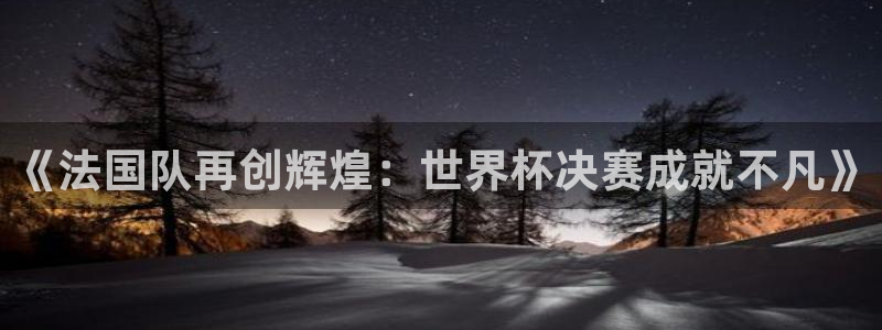 世界杯 2026：《法国队再创辉煌：世界杯决赛成就不凡》